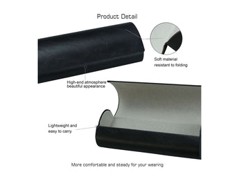 PU Leather Hard-Shell Eyeglass Case - LifeArtVision