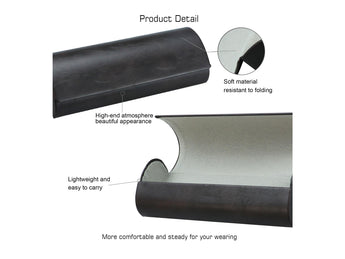 PU Leather Hard-Shell Eyeglass Case - LifeArtVision