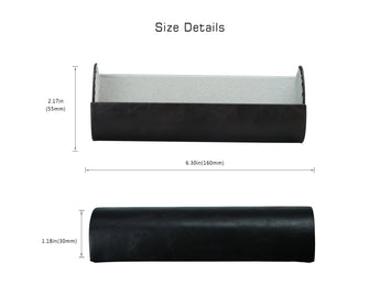 PU Leather Hard-Shell Eyeglass Case - LifeArtVision