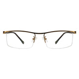 Metal Rectangle Eyeglasses