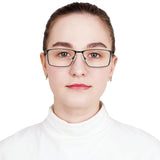 Metal Rectangle Eyeglasses