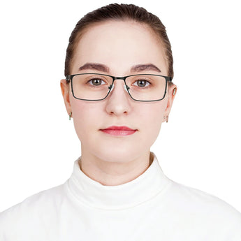 Metal Rectangle Eyeglasses