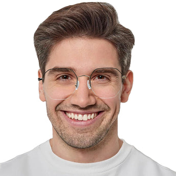 Gary Metal Oval Eyeglasses