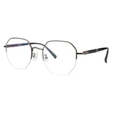 Gary Metal Oval Eyeglasses