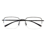 Gino Metal Rectangle Eyeglasses