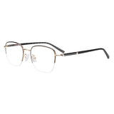 Metal Oval Eyeglasses