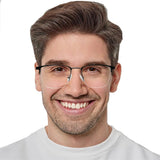 Metal Wayfarer Eyeglasses