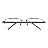 Metal Rectangle Eyeglasses