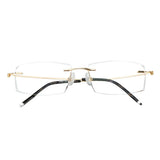 Metal Rectangle Eyeglasses