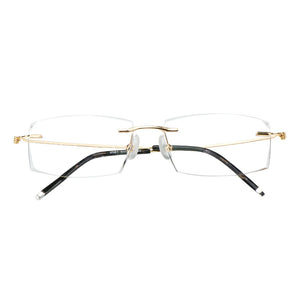 Metal Rectangle Eyeglasses