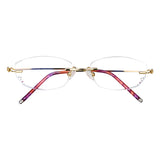 Grace Metal Rectangle Eyeglasses - LifeArtVision