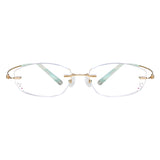 Grace Metal Rectangle Eyeglasses - LifeArtVision