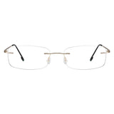 Albert Metal Rectangle Eyeglasses - LifeArtVision
