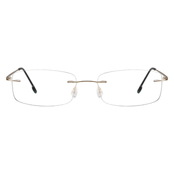 Albert Metal Rectangle Eyeglasses - LifeArtVision