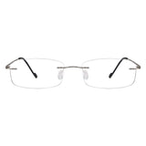Albert Metal Rectangle Eyeglasses - LifeArtVision