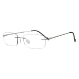 Albert Metal Rectangle Eyeglasses - LifeArtVision