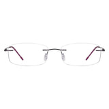Albert Metal Rectangle Eyeglasses - LifeArtVision