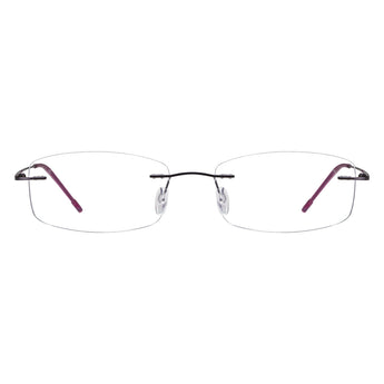 Albert Metal Rectangle Eyeglasses - LifeArtVision