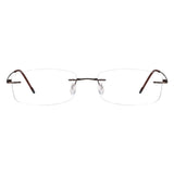 Albert Metal Rectangle Eyeglasses - LifeArtVision