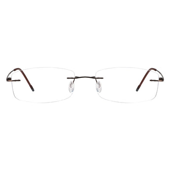Albert Metal Rectangle Eyeglasses - LifeArtVision