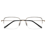 Metal Rectangle Eyeglasses