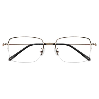 Metal Rectangle Eyeglasses