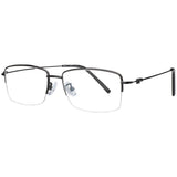 Metal Rectangle Eyeglasses
