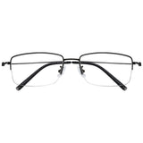 Metal Rectangle Eyeglasses