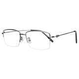 Metal Rectangle Eyeglasses