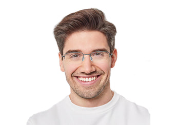 Metal Rectangle Eyeglasses
