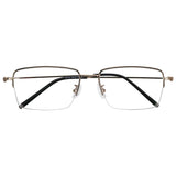 Metal Rectangle Eyeglasses