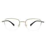 Bruce Metal Rectangle Eyeglasses—LifeArtVision