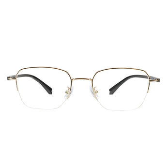 Bruce Metal Rectangle Eyeglasses—LifeArtVision