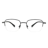 Bruce Metal Rectangle Eyeglasses—LifeArtVision