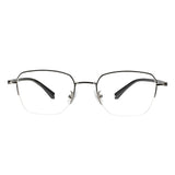 Bruce Metal Rectangle Eyeglasses—LifeArtVision