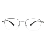 Bruce Metal Rectangle Eyeglasses—LifeArtVision