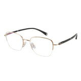 Bruce Metal Rectangle Eyeglasses—LifeArtVision