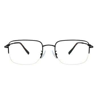 Brent Metal Rectangle Eyeglasses—LifeArtVision