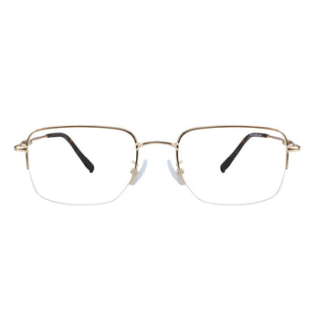 Brent Metal Rectangle Eyeglasses—LifeArtVision