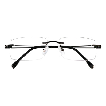 Metal Rectangle Eyeglasses