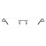 Metal Rectangle Eyeglasses