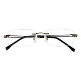 Metal Rectangle Eyeglasses
