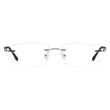 Metal Rectangle Eyeglasses