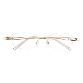 Metal Rectangle Eyeglasses