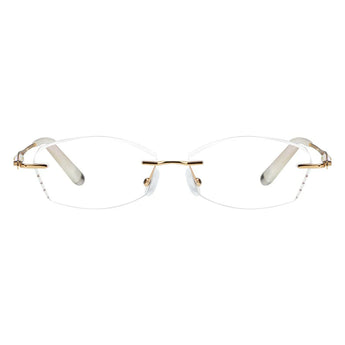 Metal Rectangle Eyeglasses