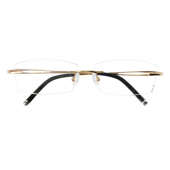 Metal Rectangle Eyeglasses
