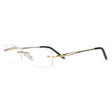 Metal Rectangle Eyeglasses