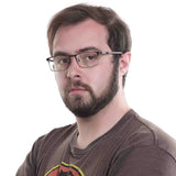 Metal Square Eyeglasses