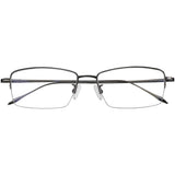 Titanium containing Rectangle Eyeglasses