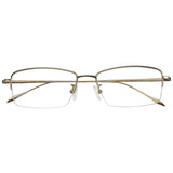 Titanium containing Rectangle Eyeglasses